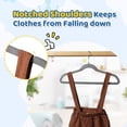 thumbnail image 4 of Hangers Smartor Premium Kids, 35 cm, 50 unidades, terciopelo gris, 4 of 9