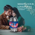 thumbnail image 4 of SABURIAL Basketball Adult Cremation Urn - Unique Urn for Human Ashes - 10 Inch - Large with Velvet Bag - Memorial Ashes - Human Remains Urns - Adult Large Urns for Male & Female, 4 of 7