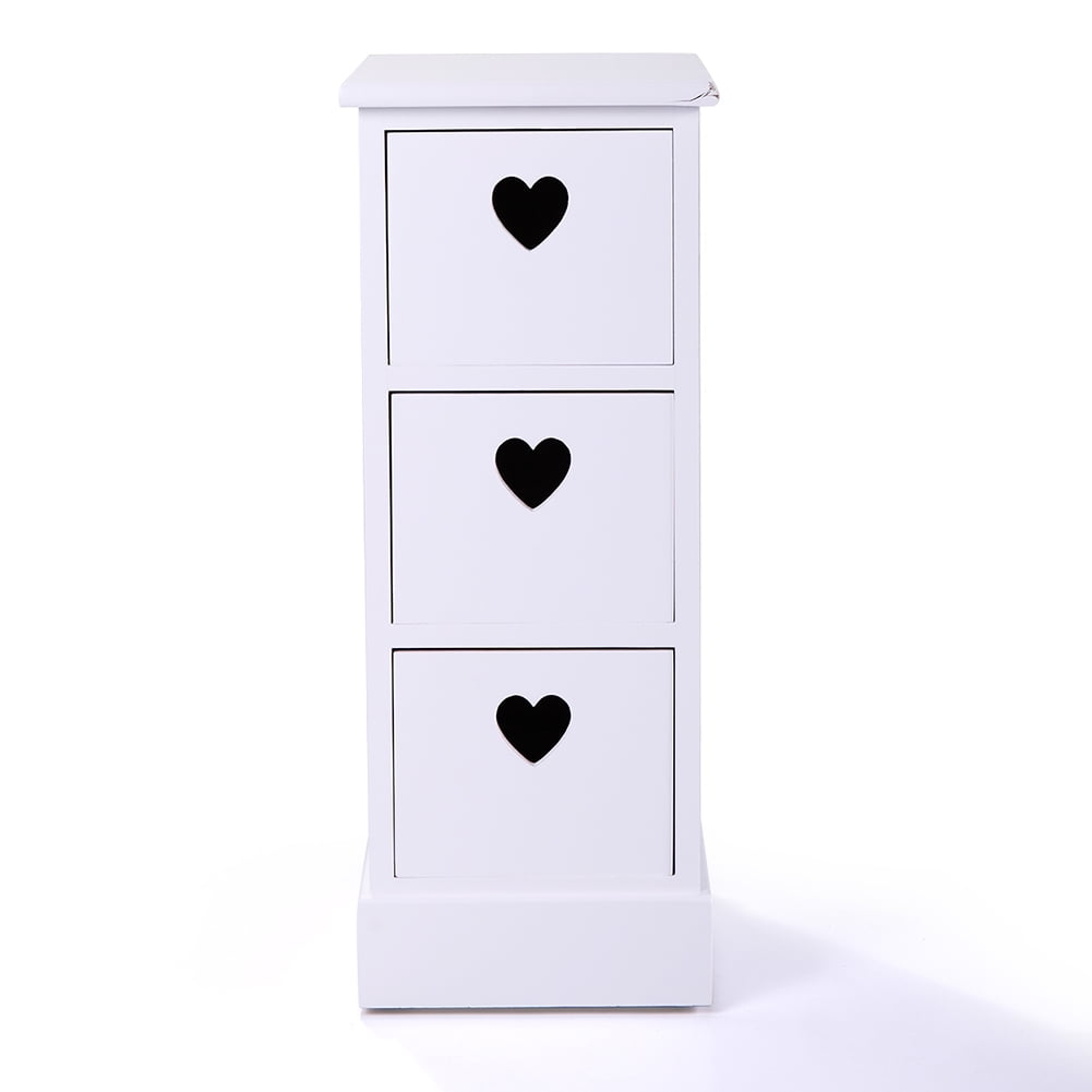 Kadyn Nightstand for Sofa Couch , Side Table with 3 Drawers for Nursery, Dresser Organizer for Closet, White Kadyn Nightstand for Sofa Couch , Side Table with 3 Drawers for Nursery, Dresser Organizer for Closet, White