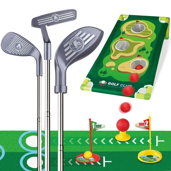 Juego de juguetes de golf RCROKS para niños pequeños 3 en 1 para 3 a 8 años