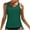 Green, variant on Tankini Tops for Women Swimwear Top Only One Piece Crew Neck Bathing Suit Tops for Teens Modest Swimsuits Tops