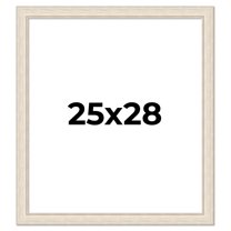 25x28 Frame White Real Wood Picture Frame Width 1.75 inches | Interior Frame Depth 0.5 inches |