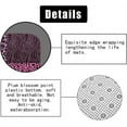 thumbnail image 6 of 4PCS/Set Hot Pink Leopard Print Shower Curtain, Black and White Zebra Print Wildlife Safari Animal Skin Stripe Fashion Women Girly Bathroom Decor, Non-slip Bath Mat Toilet Rug, Cheetah & Zebra, 6 of 7