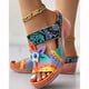 thumbnail image 4 of Amzcrzy Zapatos de mujer,Zapatos de mujer,Zapatillas de mujer, Sandalias ortopédicas antideslizantes de moda bohemia, zapatos de moda, pantuflas cómodas con soporte para el arco, sandalias sin cordon, 4 of 8