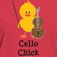 thumbnail image 3 of CafePress - Cello Chick Women's Dark T Shirt - Women's Traditional Fit Dark T-Shirt, 3 of 4