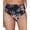 Black, variant on Womens High Waist Printed Swim Bottom Separates Green XS