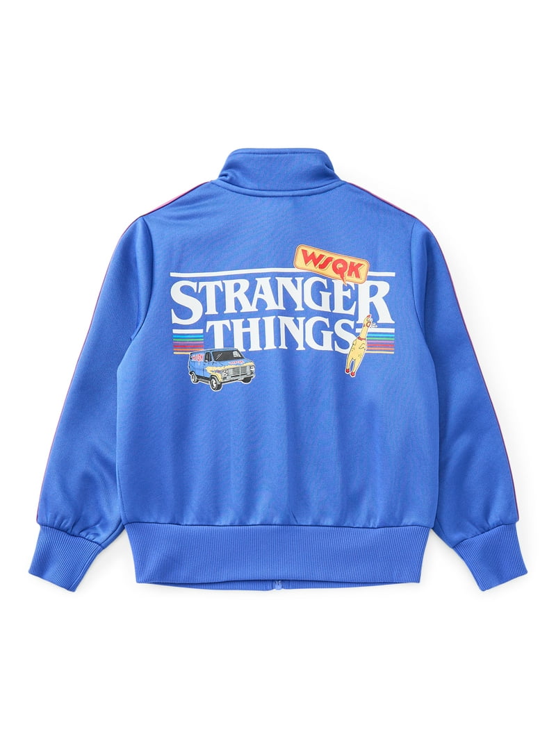 Stranger Things Girls Active Full-Zip Track Jacket, Sizes 4-16
