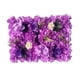 thumbnail image 5 of Flores artificiales Panel de pared Telón de fondo floral Arreglos florales Decoración de pared para despedida de soltera Balcón Boda Adorno Violeta BLESIY Paneles de pared de flores, 5 of 8