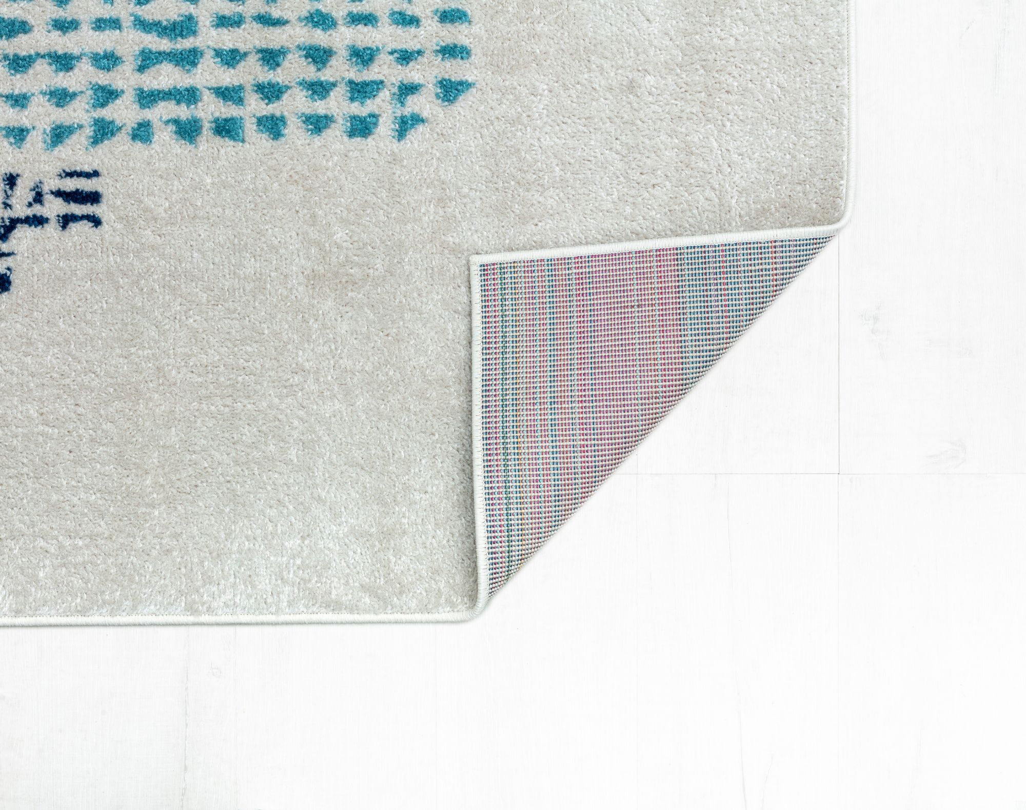 Mason Brooks Azure AZ80A Polychrome Geometric Contemporary Ivory Area Rug, 8'3" X 10'0"