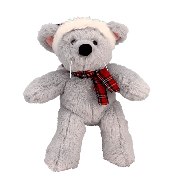 Plush Gear Chris Mouse with All-Stars Hockey Uniform for Stuffed Animal Outfit - 8 inch Make Own Plushie Teddy Bear Adorable Clothes, Gift for Toddlers