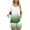 Green, variant on Fashion 2 Piece Outfits for Women Casual Round-Neck Short Sleeve Two-Piece Comfortable Home Pajamas Sports Set