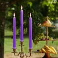 thumbnail image 4 of 11 Inch Flameless Taper Candles with Remote, Multicolored Candlesticks with LED Flickering Flame, Flameless Candles for Christmas Home & Wedding Decor, Pack of 6, 4 of 4