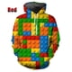 thumbnail image 2 of Sudadera con capucha con estampado 3D de bloques de construcción para hombre y mujer, sudaderas con capucha de gran tamaño, sudaderas casuales de moda, 2 of 5