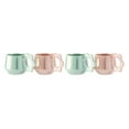 Thyme & Table 4 Pack Pink and Green Pearl with Flower Shaped Handle