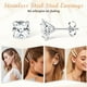 thumbnail image 2 of Pendientes magnéticos de Acero inoxidable Qarigey con múltiples opciones de tamaño para mujer, 2 of 6