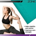thumbnail image 5 of Gozone Multi-Purpose 5 mm Thick Premium PVC Non-Slip Exercise Yoga Mat, Pink/Teal, 5 of 9