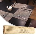 thumbnail image 2 of BUYISI 35-60cm Width 1/1.5/2 Meters Length Plastic Rattan Cane Webbing Roll Wicker Sheet Outdoor Chair Table Furniture Repair Material M, 2 of 5