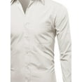 thumbnail image 4 of FashionOutfit Men's Regular Fit Dress Shirt, 4 of 5