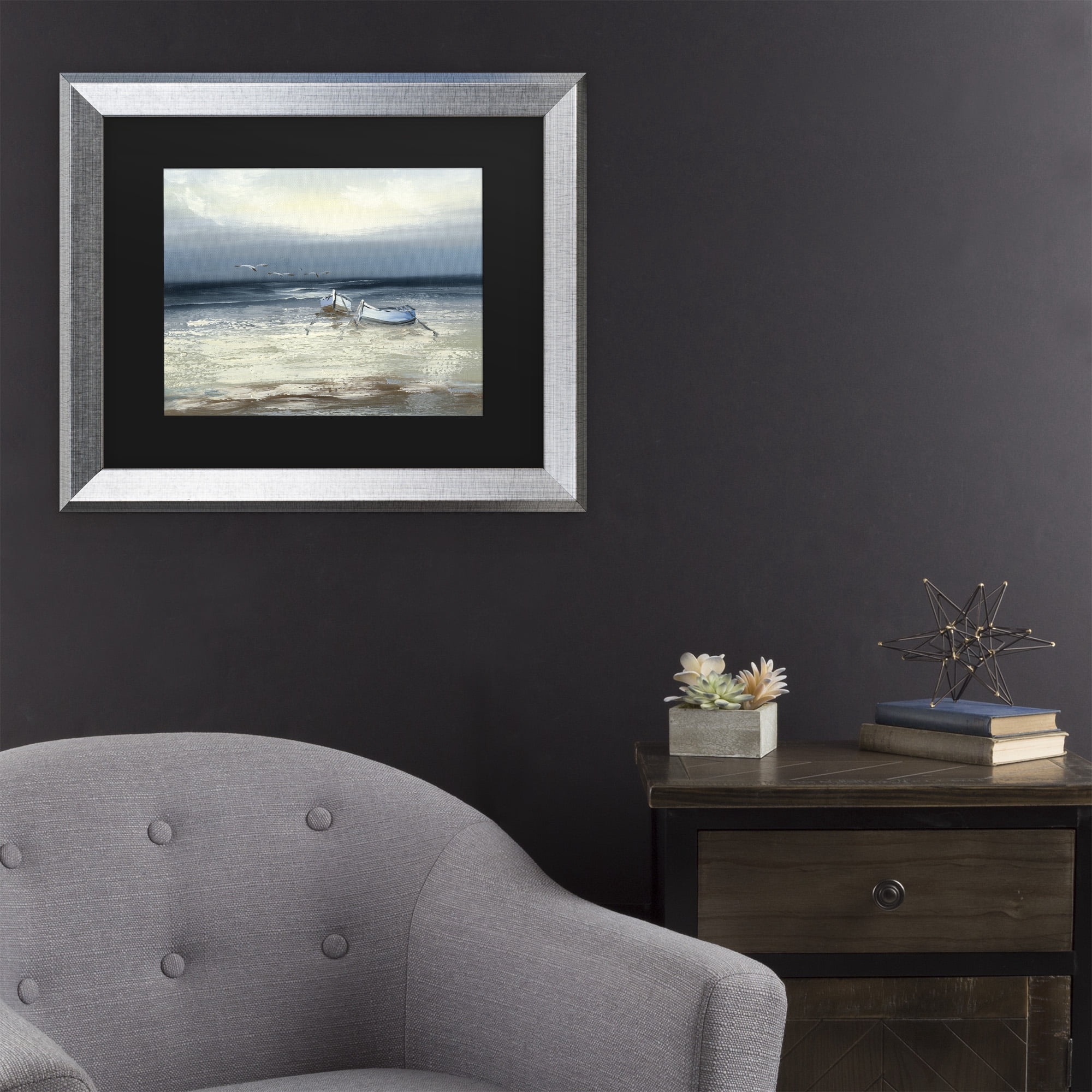 Trademark Fine Art 'Low Tide' Canvas Art by Masters Fine Art