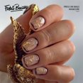 thumbnail image 1 of Christmas Decoration Fofosbeauty False Nails, Square Press on Nails Tips Design, Goldleaf, 1 of 6