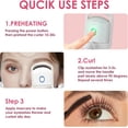 thumbnail image 5 of ASKITO Heated Eyelash Curler with USB, Fast Heat up & 24H Long-Lasting,Rechargeable Electric Lash Curlers,Temperature Control, Safe Anti-Burn Quick Natural Curling Eye Lashes,White, 5 of 8
