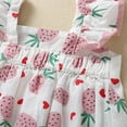 thumbnail image 4 of EnJoCho 2024 Clothing for Baby Baby Girls Straps Pineapple Print Romper Sunsuit Hat Bodysuit Baby Kids Trendy Cute Romper Clothing, 4 of 9
