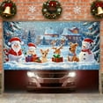 thumbnail image 4 of Hometravel Christmas Garage Door Decorations, Large Banner Backdrop for Indoor Outdoor, Hanging Holiday Decor for House Lawn Party Background, 4 of 6