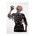 thumbnail image 4 of 17.7*12.6 Inches 10Pc Head Chest Ring Target Paper Training Target Paper 3 Shenzhuyue, 4 of 11