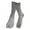 Light Gray, variant on Women's Striped Minimalist Tabi Stockings Toe Separator Mid Calf Non Comfortable Stretchable Casual Wear Socks White One Size