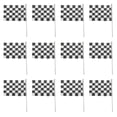 thumbnail image 2 of 12pcs Bandera F1 Fórmula Sunnimix Bandera de blanco y negro, 2 of 7