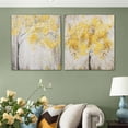 thumbnail image 1 of 2Pcs/Set Yellow Flowers Blossom Tree Canvas Wall Art Home Decoration Unframed, 1 of 9