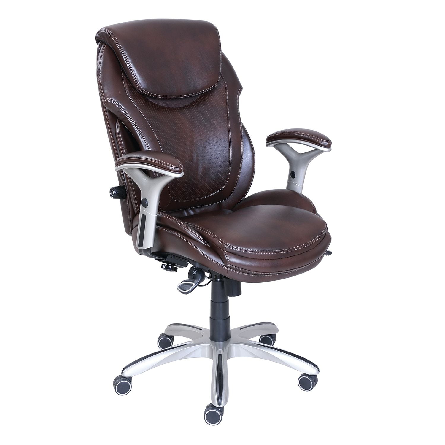 Wellness By Design Adjustable Air Manager Chair Brown Model 47431 Wellness By Design Adjustable Air Manager Chair Brown Model 47431 Com