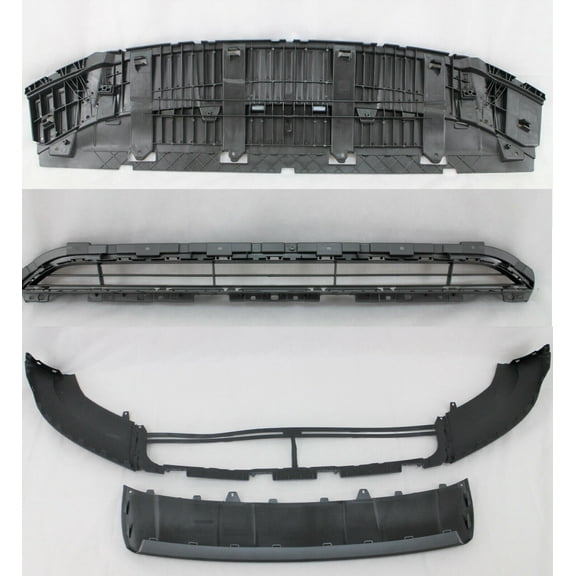 replacement for 2013 - 2018 Q3 Front Bumper Sline grille lower spoiler 4PC set