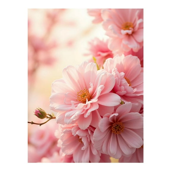 Diamond Art Kit for Adults, Blossom Petals Springtime Blooms Diamond Painting for Adults Beginners, 5D DIY Diamond Art Painting Kits, Colorful Diamond Painting Craft for Home Decor 12x16