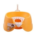 thumbnail image 3 of Fzaqwen Cat Litter Basin Cat Sandbox Kitten Potty Toilet Bedpan Open Top Pet Litter Tray Orange, 3 of 9