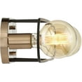 thumbnail image 3 of Chassis 4 - Light Copper Brushed Brass/Matte Black Brass Wall Sconce, 3 of 10