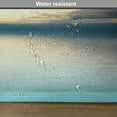 thumbnail image 6 of Ambesonne Coastal Place Mats Set of 4, Sea Sunset Horizon, Standard Size, Teal Aqua Blue, 6 of 6