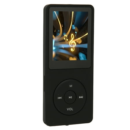 BIMZUC MP3 MP4 Player 1.8in Screen 8GB Memory 64GB Expandable 30 Hours Playback Multi Function Sports Music Player Black (1.8 inches / 4.57 cm)