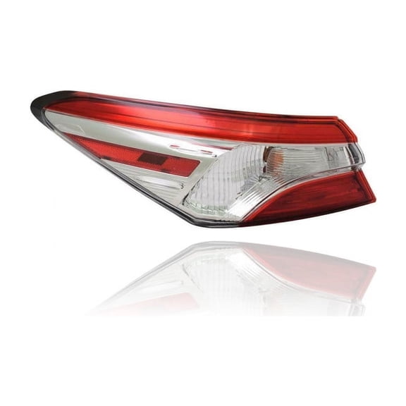 Tail Light Assembly - Compatible/Replacement for '21-23 Toyota Camry/Hybrid L/LE/SE (North American Built) Outer On Body Quarter Panel Halogen - Left Hand - Driver - 8156006A20