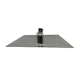 thumbnail image 4 of Regadera Cuadrada 10X10" Acero Inox. Con Brazo Cromado Rugo plateado, 4 of 11