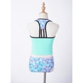 thumbnail image 5 of Alvivi Girls 3 Piece Tankini Swimsuit Floral Print Top Boyshorts Bottoms Swimwear 4-16, 5 of 7