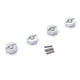 thumbnail image 1 of Vogacara Paquete de 4 acopladores hexagonales de 12mm, Control remoto, modelo de coche, piezas de mejora, suministros de repuesto para Wltoys 12428 12423 Kits de construcción modelo Plata Vogacara FN010006-05, 1 of 6