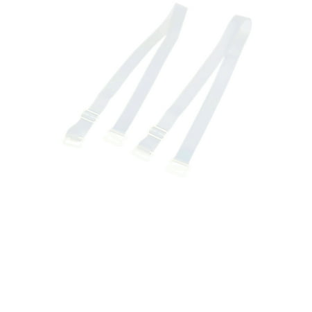 Unique Bargains 5 Pairs 1.5cm Width Stretchy Invisible Bra Shoulder Strap Holder Clear for Lady