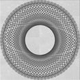 thumbnail image 1 of Ahgly Company Indoor Square Patterned Dim Gray Area Rugs, 5' Square, 1 of 6