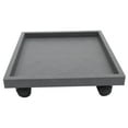 thumbnail image 5 of ibasenice Grey Movable Planter Tray Made of PP Resin, Versatile for Indoor and Outdoor Gardening, 1 Piece, 5 of 8