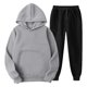 thumbnail image 1 of Puntoco - Blusa con capucha para mujer, manga larga, sudadera, pantalones cortos, conjuntos de traje casual Puntoco Puntoco-3373, 1 of 4