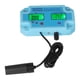 thumbnail image 3 of Medidor de temperatura PH EC DC 6V Monitor hidropónico LCD portátil de alta precisión probador multifuncional enchufe estadounidense 110V, 3 of 14