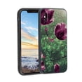 thumbnail image 1 of Compatible with iPhone XS Phone Case, Floral Flowers Case Men Women, Flexible Silicone Shockproof Case for iPhone XS, 1 of 1