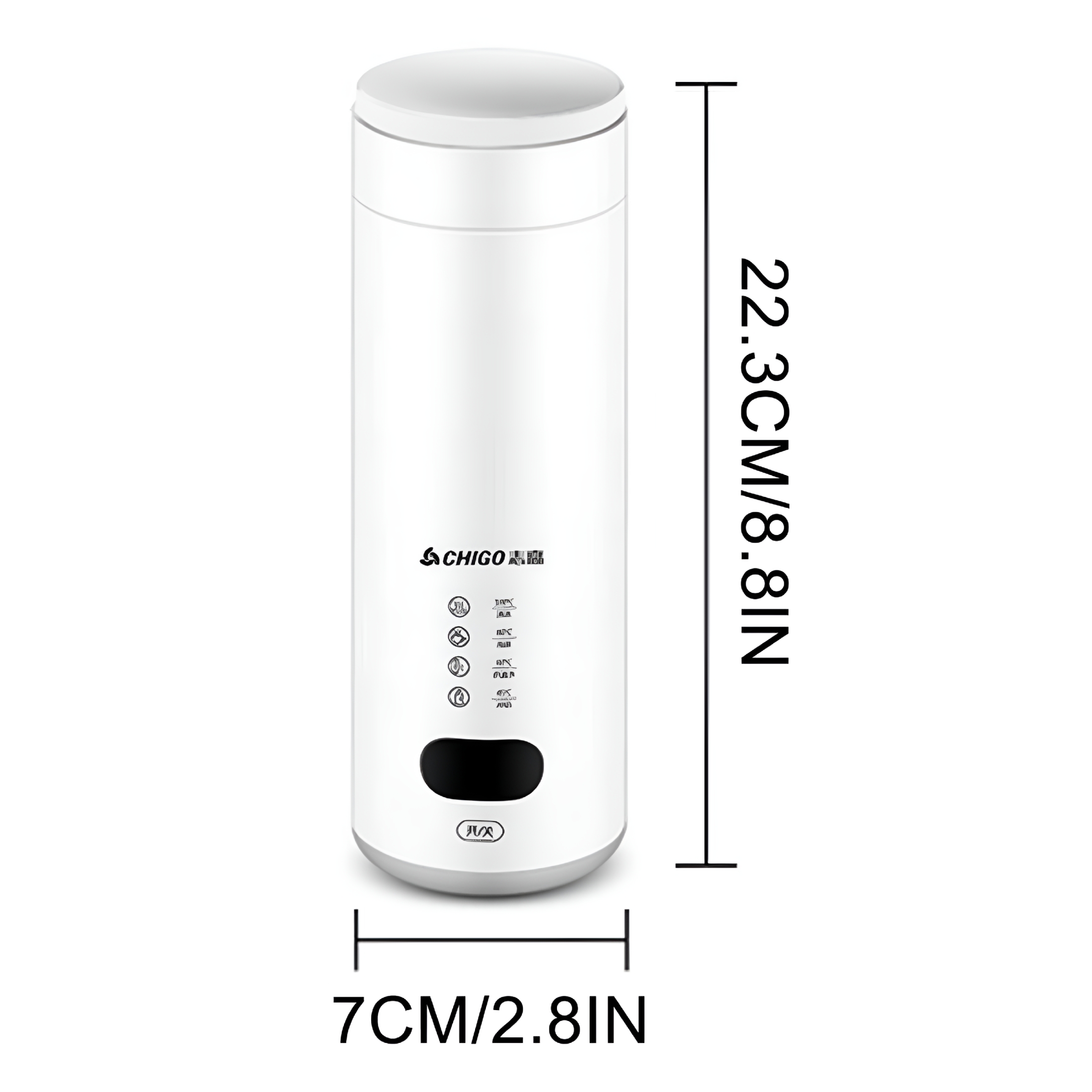 HIBIBUD 2026 New Portable Electric Kettle,Travel Auto Heating Constant Temperature Insulated Cup,Small,Outdoor Use,Water & Tea Bottle Travel Electric Kettle