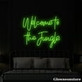 thumbnail image 2 of Glowneon Welcome To The Jungle Neon Sign, Welcome To The Jungle Led Sign, Custom Motivation Quotes, 2 of 5